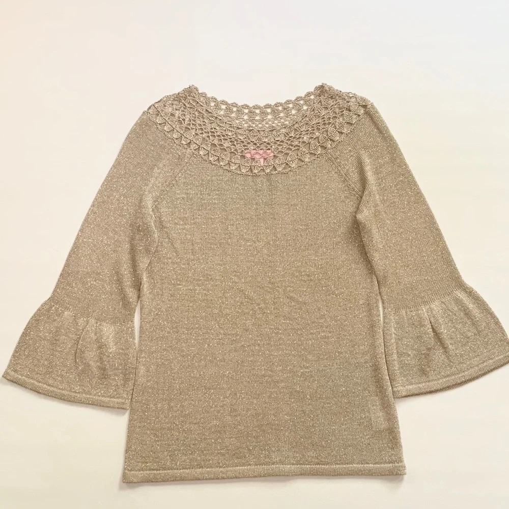 Lilly Pulitzer Barrington Beige Sweater size small in great condition